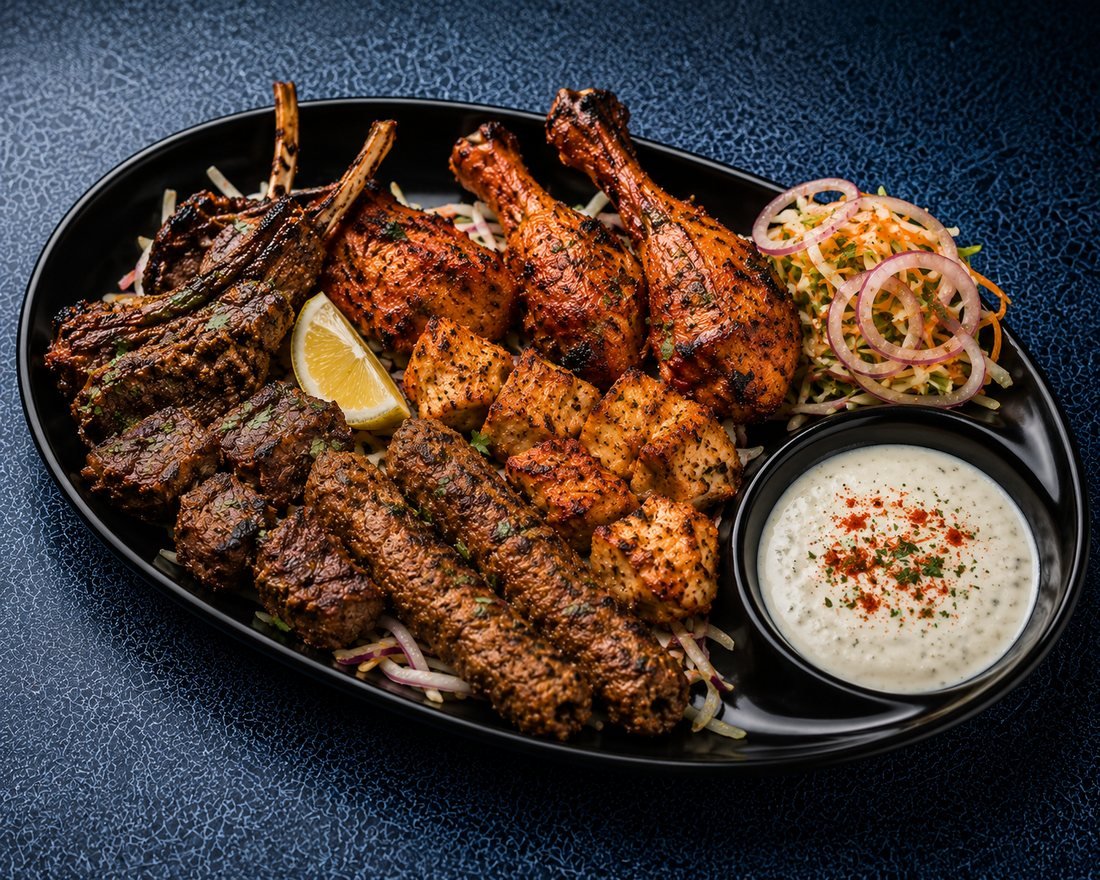 A mixed grill platter for sharing